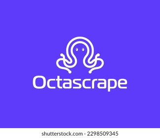 Geometris Simple Vector Logo Octopus 