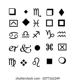 geometry absractsymbol vector illustration internet UI UX element