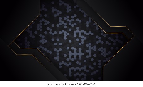 Geometry abstract background with shadow on edge background. Vector background. Eps10