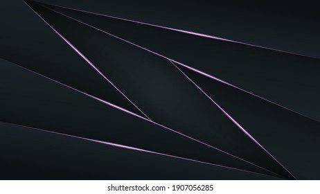 Geometry abstract background with shadow on edge background. Vector background. Eps10