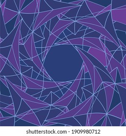 Geometry abstract background with stripes. Curved lines.