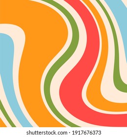 Geometry abstract background with stripes. Curved lines.