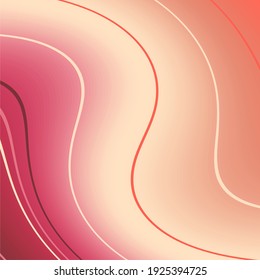 Geometry abstract background with stripes. Curved lines.