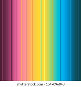 Geometry abstract background with stripes. Various vertical lines. Gradient paint