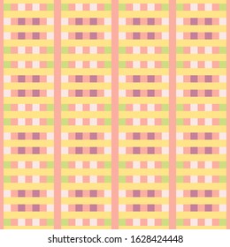 Geometry abstract seamless pattern. Vintage style for design wallpaper, skin, game. Vector stock illustration eps10. Red geometry gamma