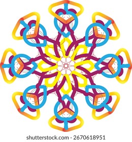 Geometría arte mandala Clipart creatividad