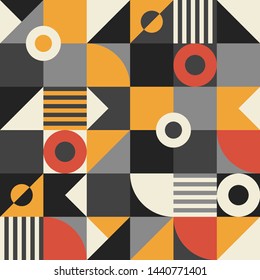Geometry artwork poster in minimalistic style with simple shape and figure. Abstract pattern in Scandinavian style for web banner, business presentation, print, branding package, wallpaper.