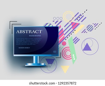 Geometry background. Abstract geometric pattern design. Use for modern  decorated, design, cover, template,, brochure, flyer. 