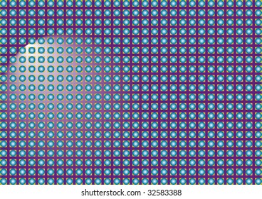 geometry background  in blue and yellow and violet