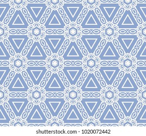 Geometry Background for Fabric, Packaging Paper, Tablecloth, Textile. vector