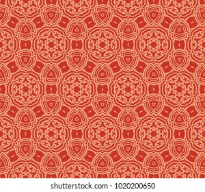 Geometry Background for Fabric, Packaging Paper, Tablecloth, Textile. vector