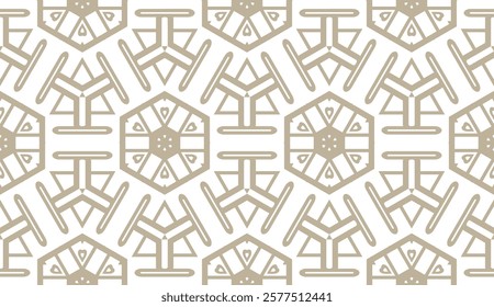 Geometry Background for Fabric, Packaging Paper, Tablecloth, Textile. vector
