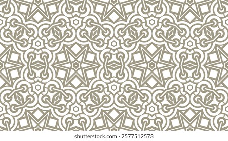 Geometry Background for Fabric, Packaging Paper, Tablecloth, Textile. vector