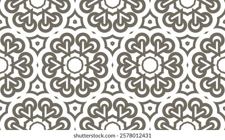Geometry Background for Fabric, Packaging Paper, Tablecloth, Textile. vector