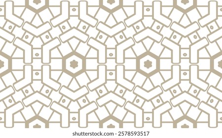 Geometry Background for Fabric, Packaging Paper, Tablecloth, Textile. vector