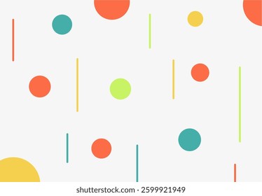 Geometry background shaped circle square triangles colorful lines 