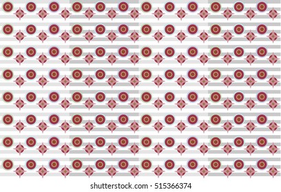 Geometry background, wallpaper and design for fabric print or patchwork.