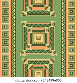 Geometría para fondos, alfombras, Fondo de pantalla. Ropa, envolturas, batik, diseño de afinidad de Vector.