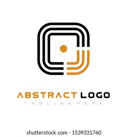 geometry box logo simple design