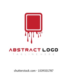 geometry box logo simple design