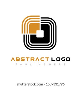 geometry box logo simple design
