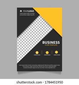 Geometry brochure, flyer design template vector design. Layout template in A4 size