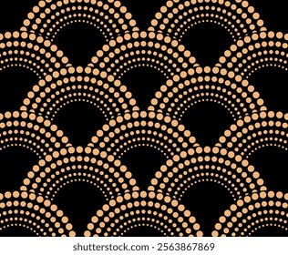 geometry circle festive style geometric pattern swatch vector illustration