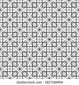 Geometry of circle and square on background. vector pattern. pattern is on swatch panel.