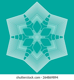 geometry , circular pattern, vector image