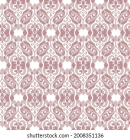 Geometría clásica repetir el moderno patrón rosa pastel con texturas, adorno vintage sin foco en el fondo. Ornamento floral sobre el fondo. Patrón de fondo de escritorio