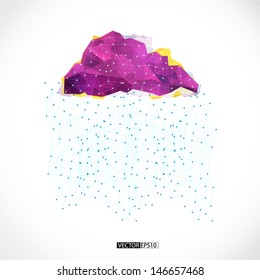 Geometry cloud computing and network element, Vector eps10 