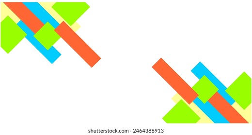 geometry corner abstract background paper shine and layer element vector for presentation design. Abstract horizontal vector template for business banner, formal backdrop, prestigious voucher