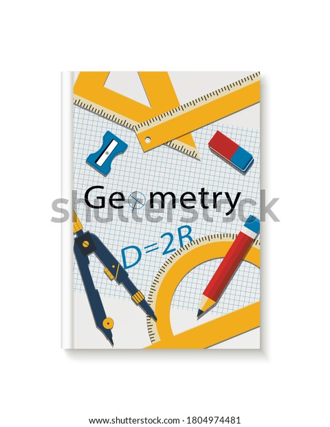 Geometry cover\
book.  Mock up geometry\
textbook