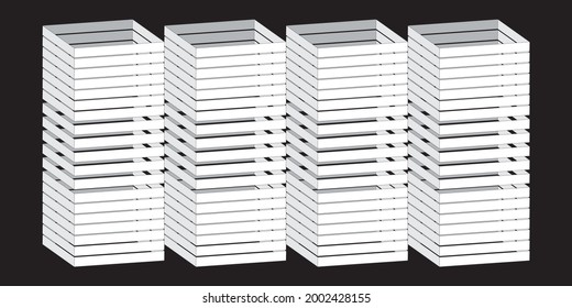 Geometry creative minimalist contemporary art illustrations for wall decoration, postcard, brochure cover design. Playful composition of basic geometric lines. Perspective architectonical. Complex.
