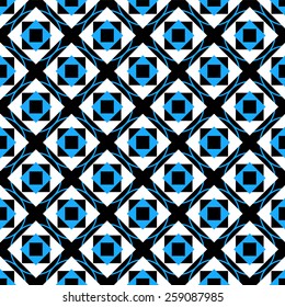 Geometry cute seamless pattern in minimalism style 