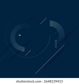 Geometry Deep Blue Abstruct Background design