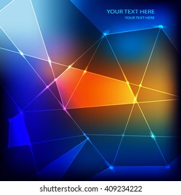  Geometry  design elements on a colorful background.