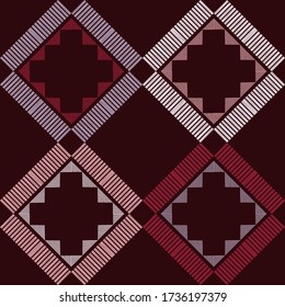 Geometría. Diseño con eclosión manual. Ornamento étnico de boho. El fondo es impecable. Motivo tribal. Ilustración vectorial para diseño web o impresión.