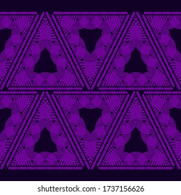Geometry. Design with manual hatching. Ethnic boho ornament. Seamless background. Tribal motif. Vector illustration for web design or print.