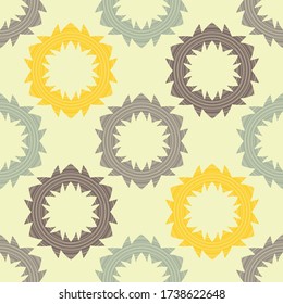 Geometrie. Design mit manueller Schraffierung. Ethnischer Boho-Ornament. Nahtloser Hintergrund. Stammesmotiv. Vector Illustration für Webdesign oder Print.
