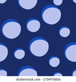 Geometry design. Seamless geometric pattern. Circle shapes