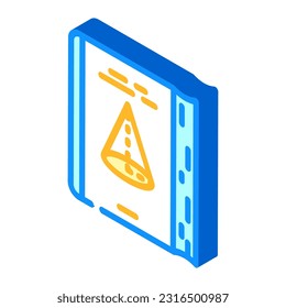 geometry education science isometric icon vector. geometry education science sign. isolated symbol illustration
