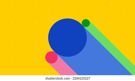 Geometry ellipse minimalistic artwork poster with simple shape and figure. Abstract vector pattern design for web banner, business presentation, branding package, wallpaper