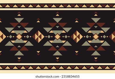 Geometry ethnic pattern. american indigenous pattern. American design for indigenous style, fabric, boho, carpet, ikat, tribal, batik, vector, illustration, pattern style