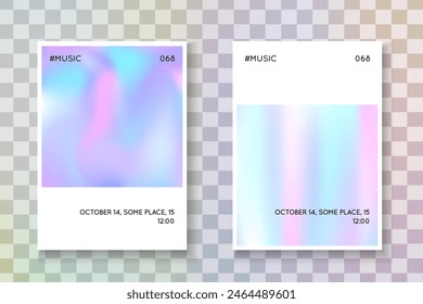 Geometry Fluid. Hologram Shape. Blue Neon Cover. Pastel Effect. Fashion Design. Colourful White Template. 1980 Background. Pink Geometry Fluid