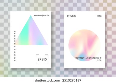 Geometry Fluid. Minimal Foil. Digital Design. Purple Gradient Cover. Pearlescent Poster. Colorful Pearl Illustration. Plastic Concept. Violet Geometry Fluid