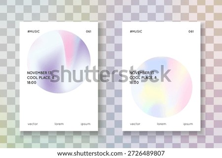 Geometry Foil. Modern Effect. Spectrum Fluid. Blue Hologram Label. Pastel Concept. Gradient Shape. Colourful Pearl Template. Purple Geometry Foil
