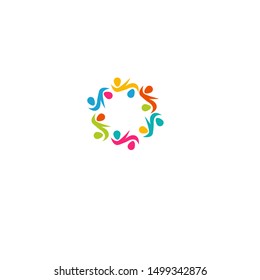 geometry friendship design- vector illustration