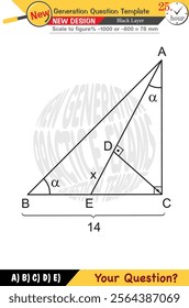 Geometry, geometric concepts, High school, middle school, exam question template, numerical lessons, verbal lessons, Next generation problems, for teachers, editable