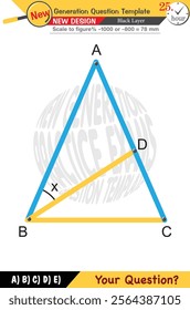 Geometry, geometric concepts, High school, middle school, exam question template, numerical lessons, verbal lessons, Next generation problems, for teachers, editable